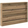 Žurnalų stovas 2 pcs Amatininkų ąžuolas 100 x 12 x 70 cm