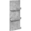 Žurnalų stovas Betono pilka 43 x 11 x 102 cm Apdirbta mediena