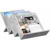 Žurnalų stovas Betono pilka 53 x 40 x 28,5 cm Apdirbta mediena