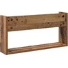 Žurnalų stovas su lentyna 2 pcs Senas medis 60 x 12 x 30 cm