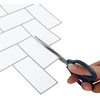 Žuvies kaulo plytelė 10 pcs Balta pilka 30 x 30 cm