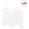 Žuvies kaulo plytelė 20 pcs Balta 30 x 30 cm
