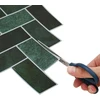 Žuvies kaulo plytelė 50 pcs Tamsiai žalia 30 x 30 cm