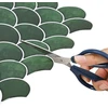 Žuvies žvynų plytelė 50 pcs Tamsiai žalia 30 x 30 cm