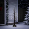 Žvaigždinė Kalėdų eglutė Ruda 120 cm Plastmasė 240 LED