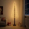 Žvaigždinė Kalėdų eglutė Ruda 240 cm Plastmasė 688 LED