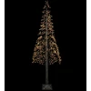 Žvaigždinė Kalėdų eglutė Ruda 240 cm Plastmasė 688 LED