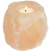 Druskos akmens tealight laikikliai Rožinė Druskos akmuo