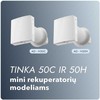 Mini rekuperatoriaus lauko grotelės (50C ir 50H modeliui)