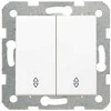 Panasonic Karre 2 klavišų potinkinis perjungiklis, baltas, 10A, 250V (90963617)
