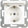 Panasonic Karre Kištukinis lizdas su įžeminimu (Schuko, IP20), su dangteliu, baltas (90963612)