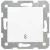 Panasonic Karre potinkinis perjungiklis 1 klavišo, baltas, 10A, 250V (90963604)