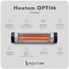 Pastatomas Infraraudonųjų spindulių šildytuvas Heatum H2000 OPTIM su trikoju stovu