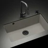 Compotexa Akmens masės plautuvė HELIKA Arca SQA104W, Silicsana spalva: Grafitas | Graphite 222