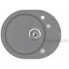 Compotexa Akmens masės plautuvė HELIKA Clarus SR102AW, Silicsana spalva: Pilka| Aliumetallic 202