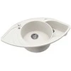 Compotexa Akmens masės plautuvė HELIKA Papilon SCP151AW, Silicsana spalva: Balta | Alba 710
