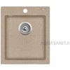 Plautuvė AQUASANITA SIMPLEX SQS100W 601 Juodas - Metallic, uždaromas ventilis
