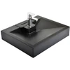 Compotexa Granito praustuvas voniai TURTL Locus BQW600-601, juodos spalvos