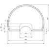 Compotexa Pjaustymo lentelė Clarus SR-416.300 (Sapele)