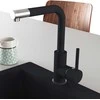 Aquasanita Compotexa Plautuvės maišytuvas HELIKA Forte 5553 Silicsana, Maišytuvo spalva: Juoda | Juodas metallic 601
