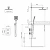 Termostatinė dušo sistema TURTL Versa 3393S-001 chromas