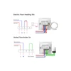Išmanusis termostatas Avatto WT410-16A-W elektrinis šildymas 16A WiFi