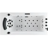 Amue Wellness Spa Masažinė vonia AMUE Avigator 1, vienivietė, 170x85X69 cm