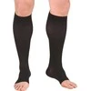 Cizeta Medicininės Kompresinės Kojinės II Klasė Iki Kelių KABO 23-32 mmHg, Unisex, Atvirais Pirštais, Juodos