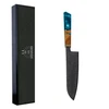 Damasko Plieno 20.1cm Santoku Peilis Usugiri JH-D-015