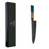 Damasko Plieno 23cm Šefo Peilis Usugiri JH-D-015