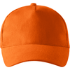 Kepurė su Snapeliu MALFINI 5P 307 Unisex, Oranžinė 340g/m2