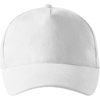 Kepurė Su Snapeliu MALFINI 5P 307 Unisex, Balta 340g/m2