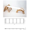 Laipiojimo Lenta Ingvart StepUp, Medine, 150x35cm, Balta Spalva