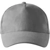 Malfini As Kepurė su snapeliu MALFINI 5P 307 Unisex, Antique sidabrinis 340g/m2