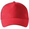 Adler Kepurė su Snapeliu MALFINI 5P 307 Unisex, Raudona 340g/m2