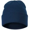Malfini As Unisex megzta kepurė MALFINI Beanie 315 midnight mėlynas – klasikinis žieminis modelis