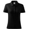 Malfini As Moteriški Polo Marškinėliai MALFINI Cotton Juodas, 170 g/m²