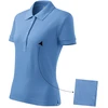 Malfini As Moteriški Polo Marškinėliai MALFINI Cotton Sky mėlynas, 170 g/m²