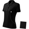 Malfini As Moteriški Polo Marškinėliai MALFINI Cotton Juodas, 170 g/m²