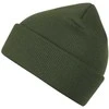 Malfini As Unisex megzta kepurė MALFINI Beanie 315 Khaki – klasikinis žieminis modelis