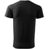 Malfini As Unisex marškinėliai MALFINI Heavy New 137 Juodas, 200g/m2