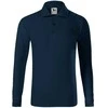 Malfini As Vaikiški Marškinėliai Pique Polo Ls Navy mėlynas Ilgom Rankovėmis 200 g/m²