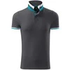 Malfini As Vyriški Polo Marškinėliai MALFINI Collar Up Light anthracite 215 g/m²