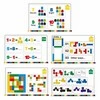 Matematikos Dėlionė Konstrukcijos Kaladėlės + Raštai Woopie 148 vnt.