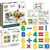 Matematikos Dėlionė Konstrukcijos Kaladėlės + Raštai Woopie 148 vnt.