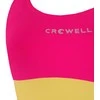 Maudymosi Kostiumėlis Mergaitei Crowell Swan kol.04 Rožinė-Oranžinė-Geltona