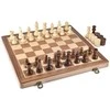 Medinis magnetinis šachmatų ir šaškių rinkinys THOMS Gold Knight 2 viename, 15″