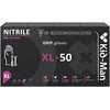 MAN Pirštinės vienkartinės nitrilinės GRIP "XL" 50vnt. juodos