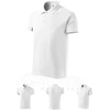 Polo marškinėliai MALFINI Cotton Baltas, vyriški
