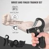 Riešo ir pirštų treniruoklio komplektas Tomaz Sport Grip 5IN1